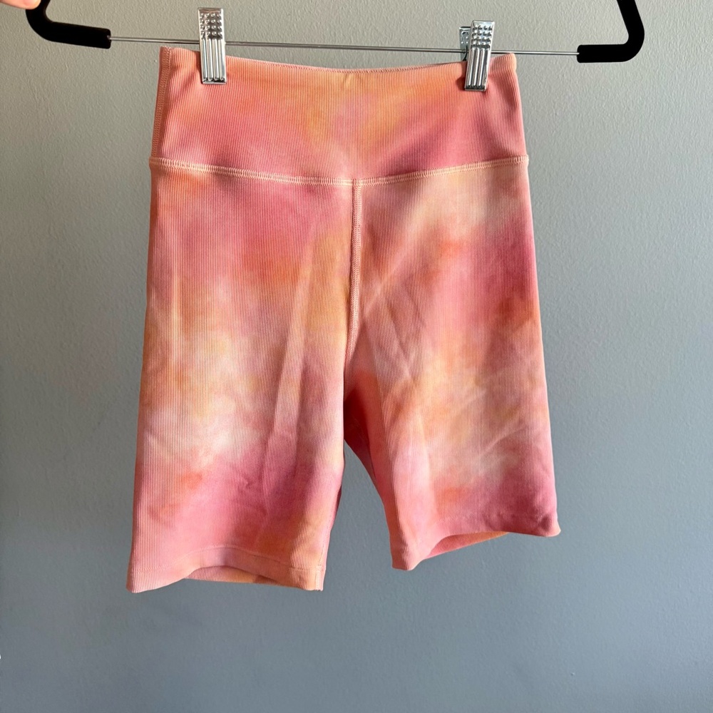 White Fox Cali Babe Cropped Sweater & Biker Short SET, Pink Sunset | Size Small - Picture 12 of 14